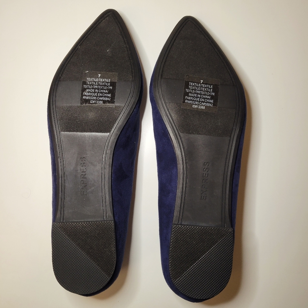 Nwot Express Pointed Toe Flats Size 7 - image 5